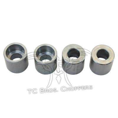 Four Counterbore Steel Bungs for 3/8 Socket Head Bolts by TC Bros., serving as a mounting solution with 3/8-16 threaded bungs.
