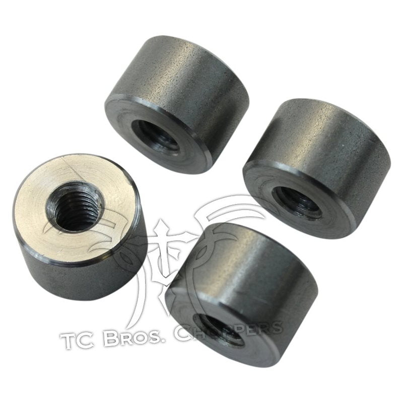 TC Bros Steel Bungs 5/16-18 Threaded 1/2 inch Long for bike mount.