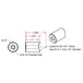 Ten TC Bros. Coped Mounting Bungs with curved ends and threaded holes are shown on a white background beside “COPED” in bold black letters. Ideal for custom fabrication, they deliver a secure fit from TC Bros.