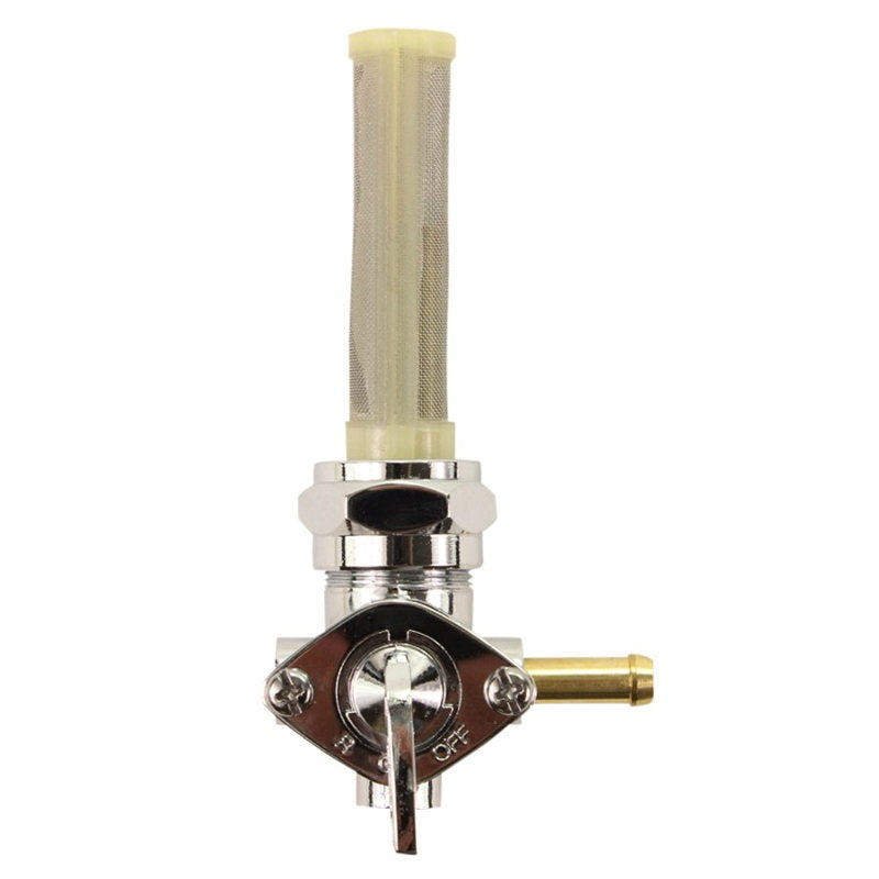 An image of a Moto Iron® 13/16" Female Fuel Valve Petcock 90 Degree with a white background.