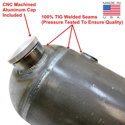 TC Bros. 5 inch Round Pill Style Chopper Oil Tank Universal Fit - universal fit