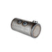 A TC Bros 5 inch Round Chopper Oil Tank Flat Ends Universal Fit metal cylinder with holes, suitable as an oil tank, made in the USA.
