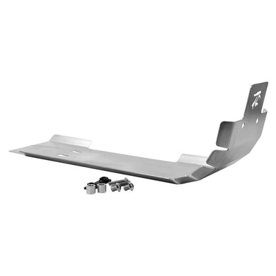 A TC Bros. Sportster Skid Plate 2004-2020 Models - Aluminum, proudly made in the USA, with screws and bolts on it.