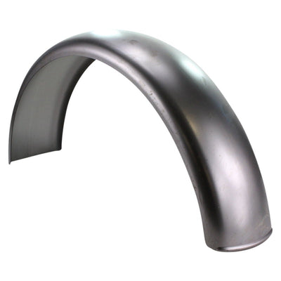 A Moto Iron® 5.5" Wide Smooth Profile Bobber Fender, on a white background.