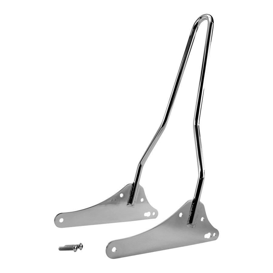 A pair of TC Bros. Dyna 06-17 Sissy Bar Chrome bolt-on brackets for motorcycle fitment.
