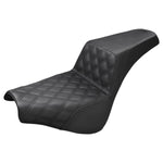 The Saddlemen features GelCoreâ„¢ interior and Black Front Diamond Stitch design for added comfort and style.