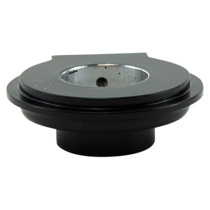 An image of the LC Fabrications Harley Bar Switch Eliminator-Clutch (black) made with a hole in it.