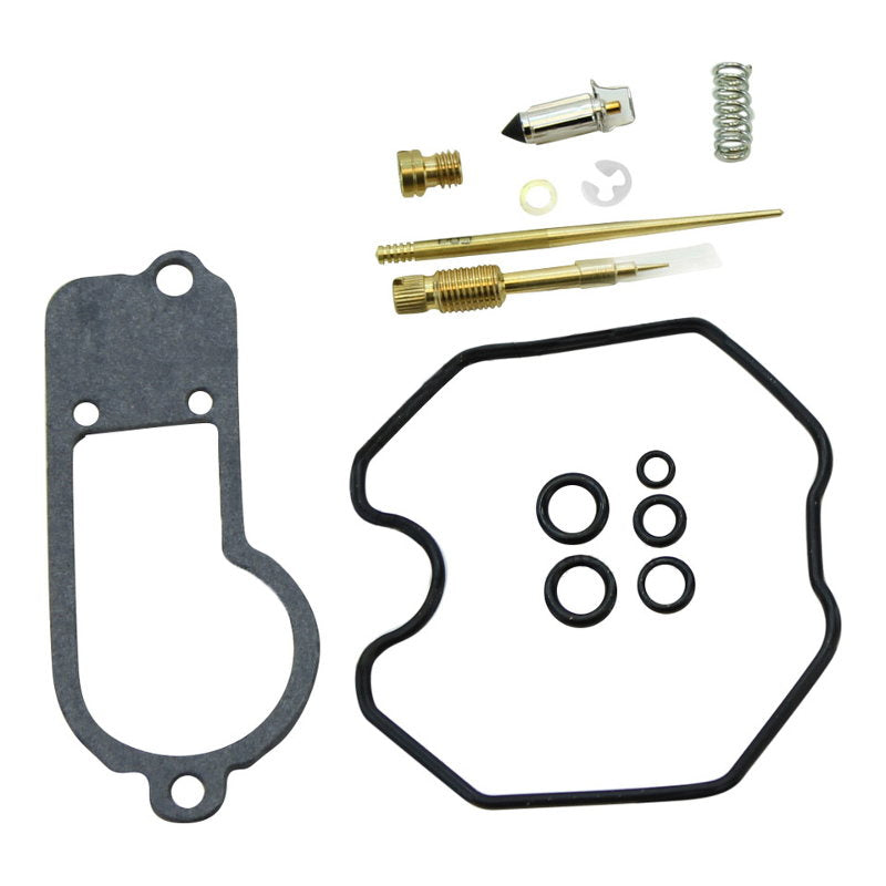 A 1976-1978 Honda CB750A Carb Rebuild Kit by K&L, including gaskets and seals.