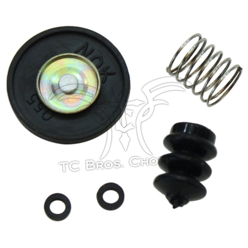 TC Bros offers a high-quality Accelerator Pump Diaphragm Kit Keihin Carbs 76-Up (Butterfly & CV) & also S&S Super E & G for Harley Davidson motorcycles, including an accelerator pump diaphragm from Mid-USA for improved performance.