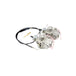 Two Mikuni 34MM VM round-slide performance carburetors for Yamaha XS650 are shown with a cable set and a Mikuni Carb Kit tuned by TC Bros. for Yamaha XS650 1976-1984 in front.
