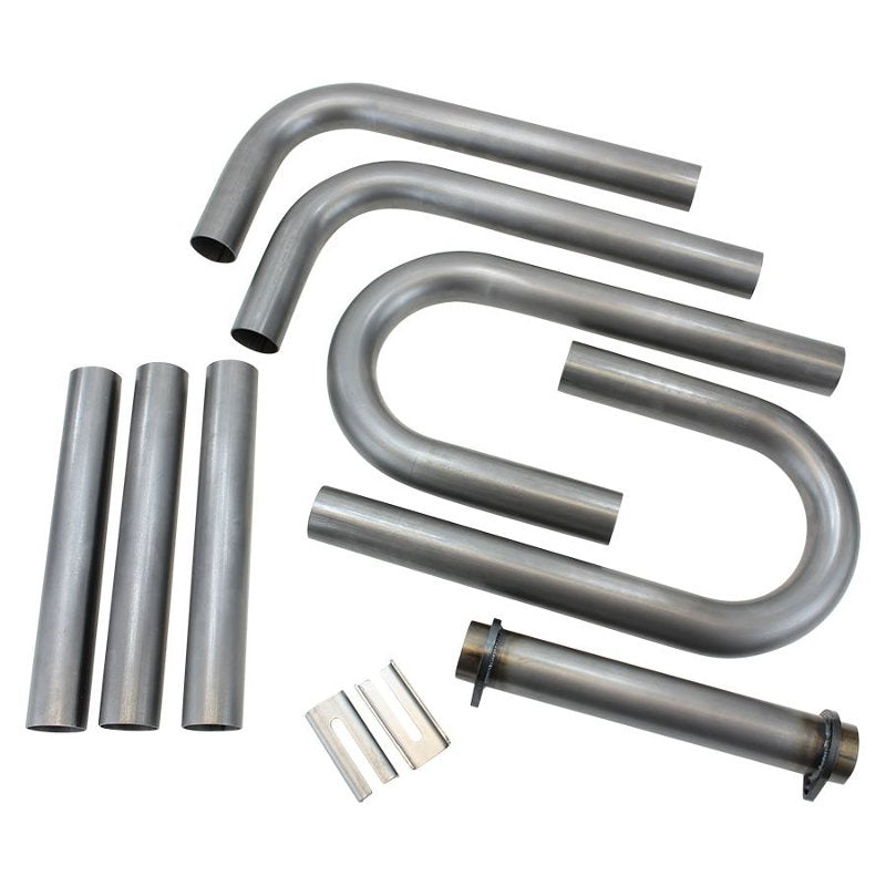 A set of TC Bros. DIY Builder Exhaust Kit pipes and TC Bros. Harley Davidson Shovelhead tubes.