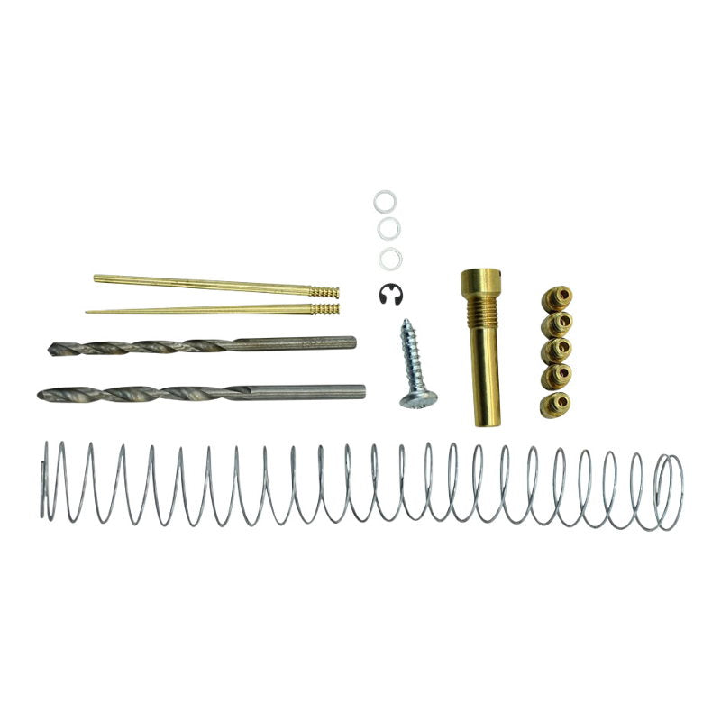 A set of Mid-USA brass screws and Mid-USA Keihin CV Carb jet kit for Sportster/Big Twin tuners kit for a gun.