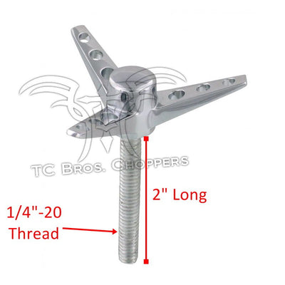 TC Bros. Tri Bar Wing Bolt for Air Cleaners 1/4"-20 Thread with Universal air cleaners TC.