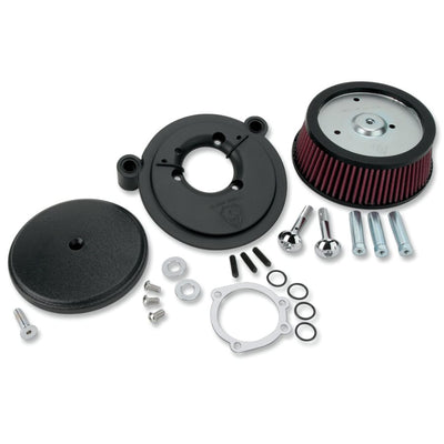The Big Sucker™ Stage 1 Air Filter Kit - '01-'17 Twin Cam EFI & '99-'06 CV Carb - Black by Arlen Ness is the perfect upgrade for your Harley-Davidson motorcycle.