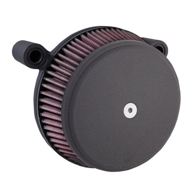 An Arlen Ness Big Sucker™ Stage 1 Air Filter Kit - '01-'17 Twin Cam EFI & '99-'06 CV Carb - Black on a white background.