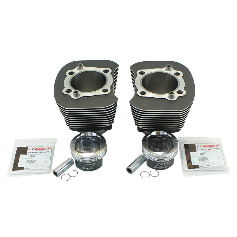 The Harley-Davidson Wiseco/V-Twin Sportster 883 to 1200cc Complete Big Bore Kit 04-UP Black is a popular motorcycle model that you can convert into a 1200 with ease.