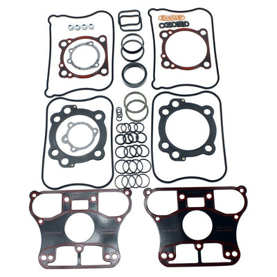 A James Top End Gasket Set 1986 - 1990 Sportster XL made by James Gaskets, specifically designed for a motorcycle, specifically for the Sportster model.