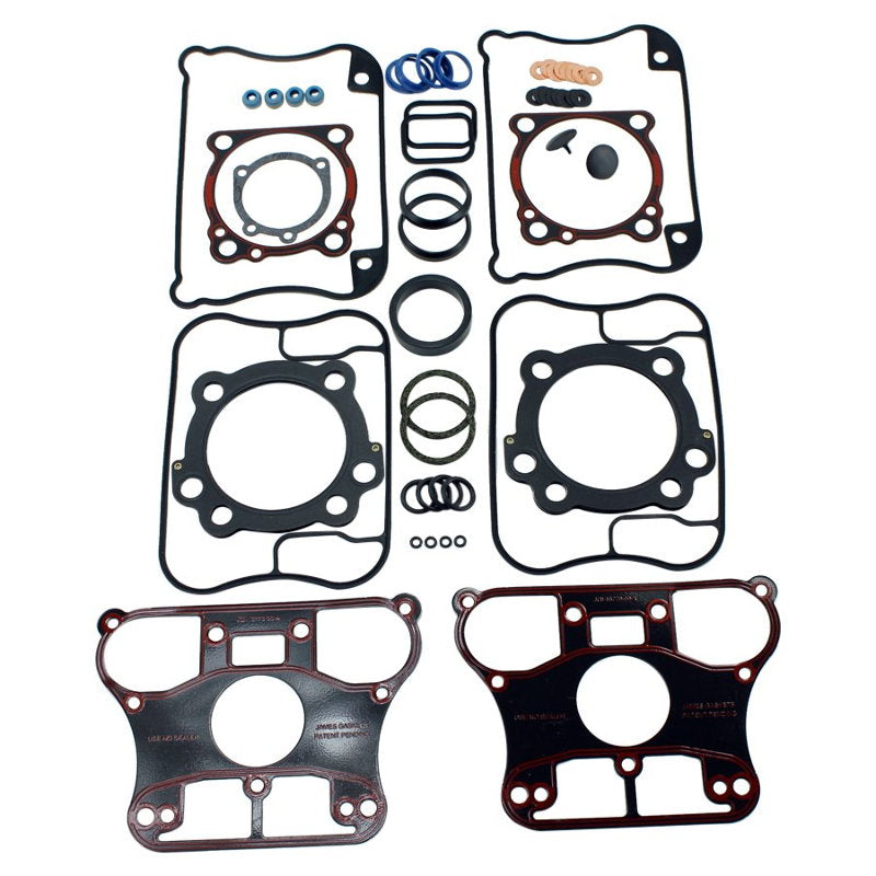 A set of James Top End Gasket Set 1991 - 2003 Sportster XL for a Sportster XL motorcycle engine, made in the USA by James Gaskets.
