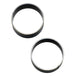 Two Drag Specialties Lower Fork Bushings 41mm - .778" 99-05 Dyna FXDWG, 11-13 FXS, 00-10 FXST/C, 00-17 FLST/FLS, 99-13 FL black rubber rings on a white background.