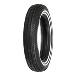 An image of a Shinko 240 Dual Line White Wall Rear Tire MT-90-16 on a white background.