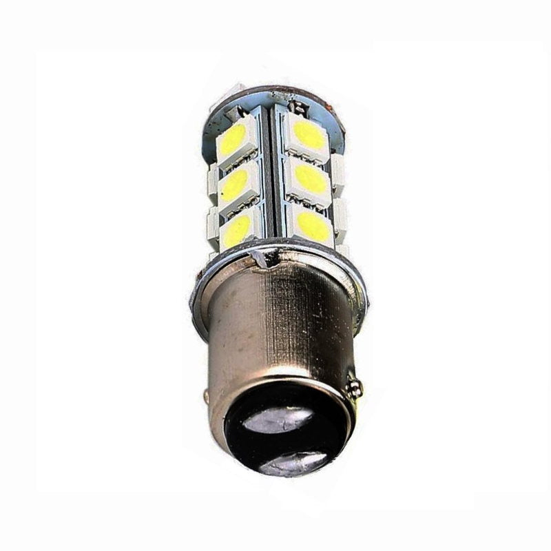 A Moto Iron® 1157 REPLACEMENT 360 DEGREE LED BULB (WHITE) on a background.