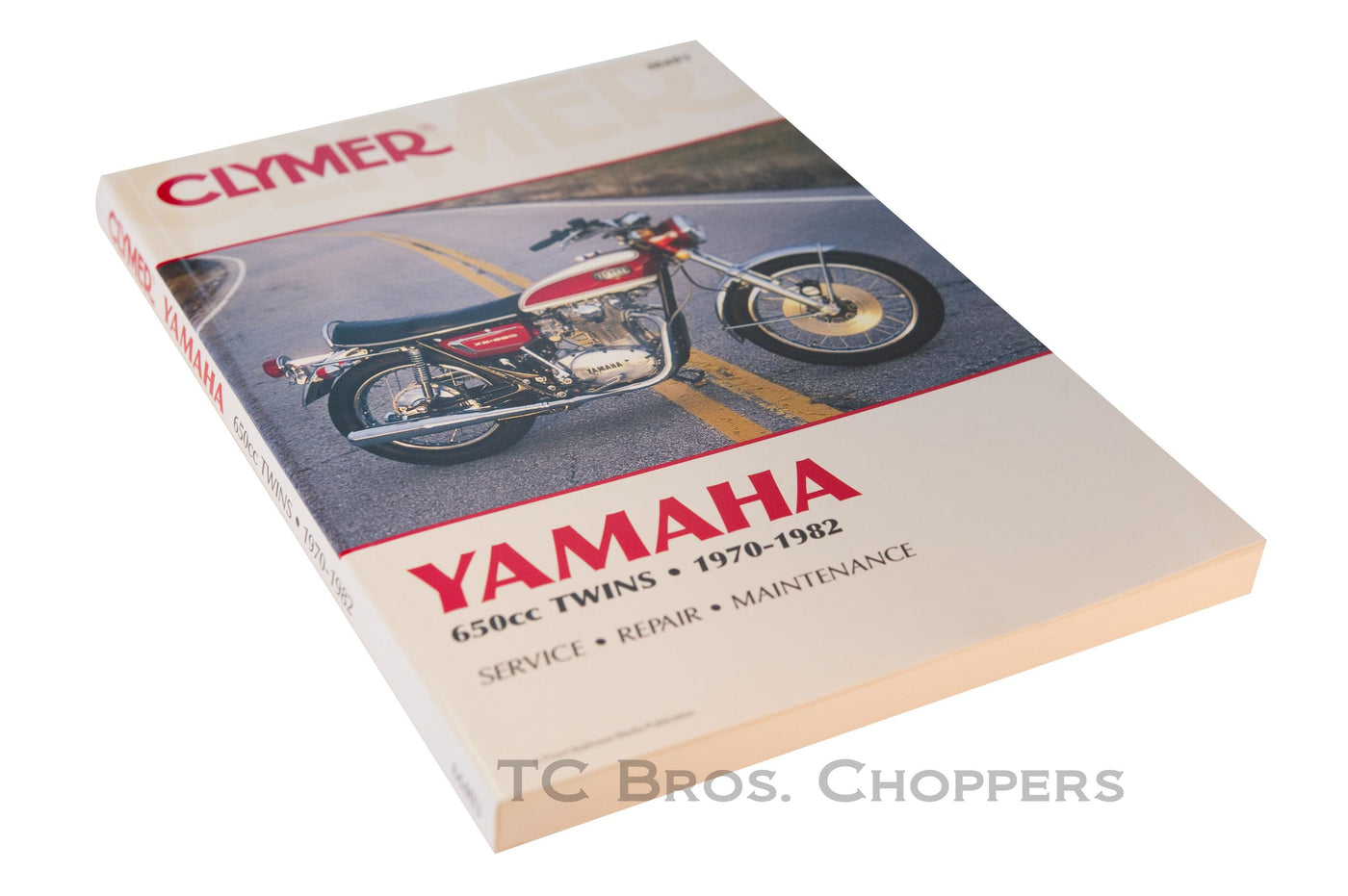 Clymer Manual for Yamaha 650cc Twins 1970-1982 XS650, TX650, XS1, XS2 motorcycles.