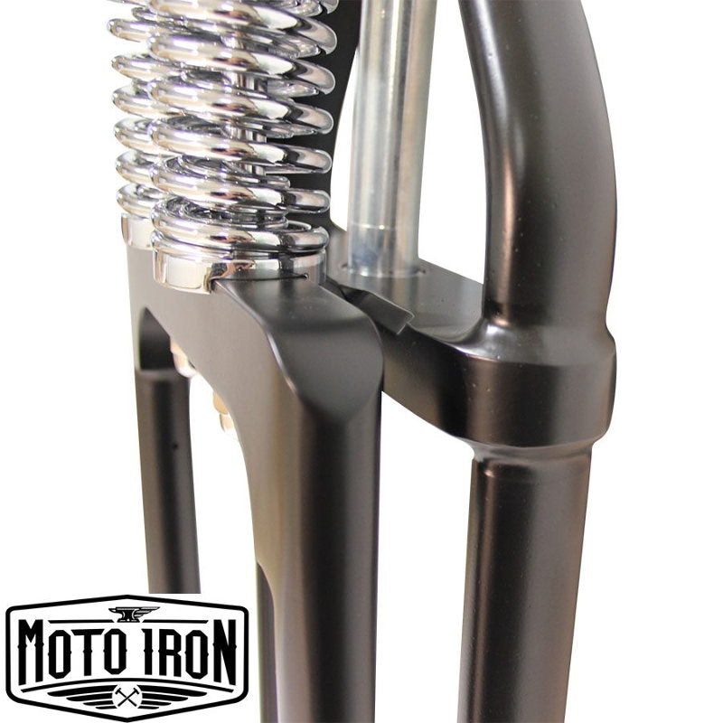 Moto Iron offers an affordable quality Moto Iron® Springer Front End -4" Under Black fits Harley Davidson for Honda CBR 900.