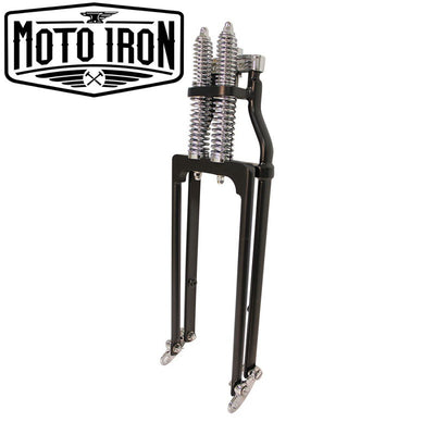 Affordable Moto Iron® Springer Front End Stock Length Black fits Harley Davidson for Honda CBR600RR.
