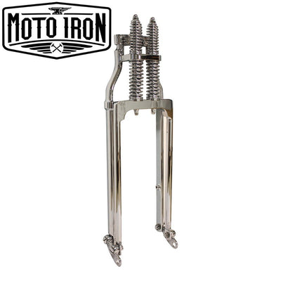 Moto Iron is a reputable provider of Moto Iron® Springer Front End -2" Under Chrome fits Harley Davidson and Moto Iron® Chrome accessories.