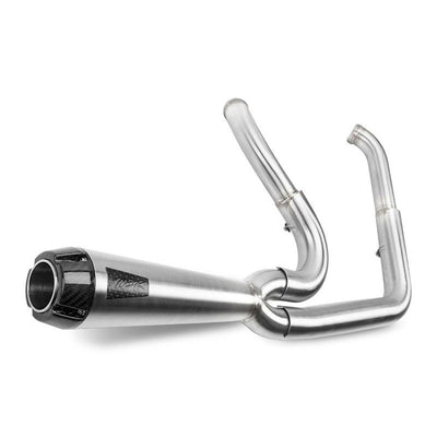 A Two Brothers Two Brothers 2 into 1 Stainless Exhaust System For Harley Dyna Models 1999-2005 for Harley Davidson motorcycles.