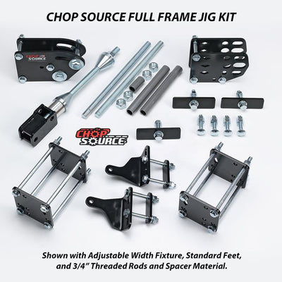 Chop Source DIY Motorcycle Frame Jig Kit that includes structural tubing. (Great for Chopper and Bobber Frame Building)