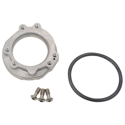 A Mikuni HSR to CV Air Cleaner Adapter HS42/001-K for HSR 42/45 Carbs gasket and ring by Biker's Choice.