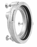 A Mikuni HSR to CV Air Cleaner Adapter HS42/001-K for HSR 42/45 Carbs by Biker's Choice threaded end stainless steel pipe fitting.