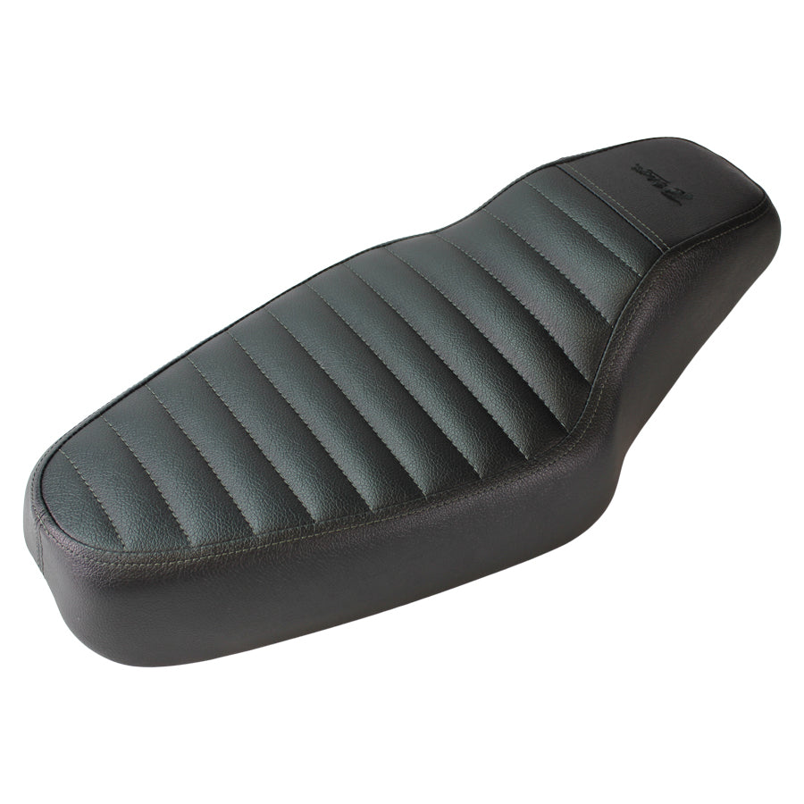 TC Bros. Tracker Seat Pleated fits 1986-2003 Sportster models feature high density molded foam padding for maximum comfort and style.