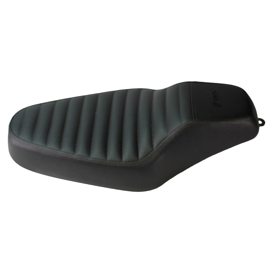 TC Bros. Tracker Seat Pleated fits 1986-2003 Harley-Davidson Sportster models are equipped with high density molded foam padding for enhanced comfort.