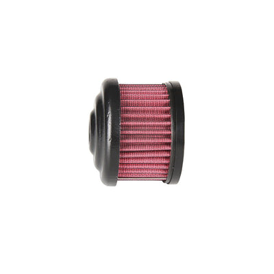 A pink TC Bros. Ripple Black Air Cleaner HD CV Carbs & EFI with a black powdercoat finish on a white background.