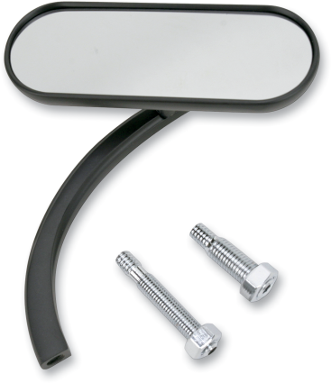 Arlen Ness offers a Arlen Ness Mini Oval Mirror -Black Right with a stylish design for custom applications.