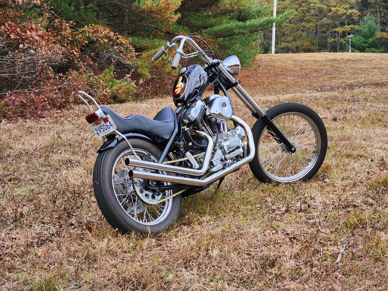Rusty Van Ranch Racing Mower Rusty Van Ranch's Hardtail Sportster Chopper – TC Bros