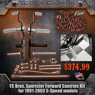 TC Bros. Product Spotlight 91-03 Sportster Forward Controls