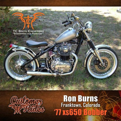 TC Bros. Featured Customer Ride - Ron Burns (Silver XS650)