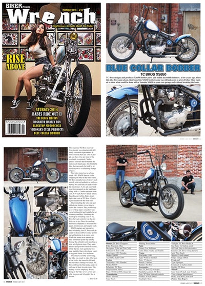 TC Bros. Featured In Febuary '15 Issue Of Wrench Magazine