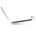 A XS-Performance chrome handlebar on a 1970-1984 XS-Performance XS650 Headpipe Set - Chrome background.