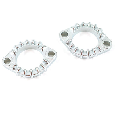 Two XS-Performance Chrome metal rings on a white background.