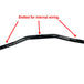 The TC Bros. 1" Tracker Low First Generation TBW Handlebar—Black features a slight rise and swept-back design, ideal for customizing Harley handlebars. Shown here against a white background.