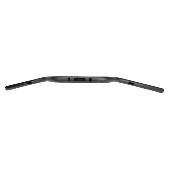 A black ODI 1-1/8" V-Twin Tapered Moto Bars handlebar on a white background showcasing Moto Bars.