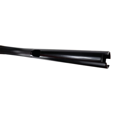 A black ODI 1" V-Twin Moto Bars - Black - TBW grip on a white background.