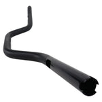 A black ODI 1" V-Twin Moto Bars - Black - TBW handlebar on a white background.
