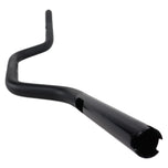 A black ODI 1" V-Twin Moto Bars - Black - TBW handlebar on a white background.
