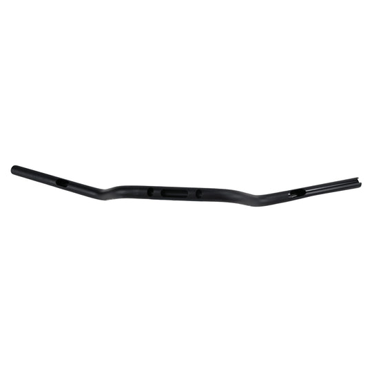 A black ODI 1" V-Twin Moto Bars - Black - TBW handlebar on a white background.