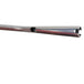 The ODI 1-1/8" V-Twin Tapered Moto Bars - Silver - TBW handlebar of a bicycle with a white background.